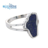 NEW 2023 VERSION of Medium Sterling Silver Fashion Ring with One Lake